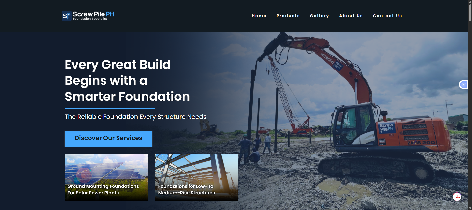 ScrewPile PH Website